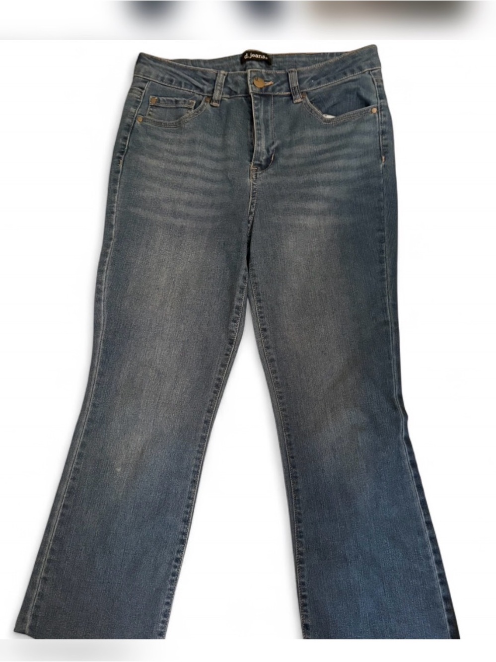 d. jeans Women's Medium Blue Wide-Leg Jeans